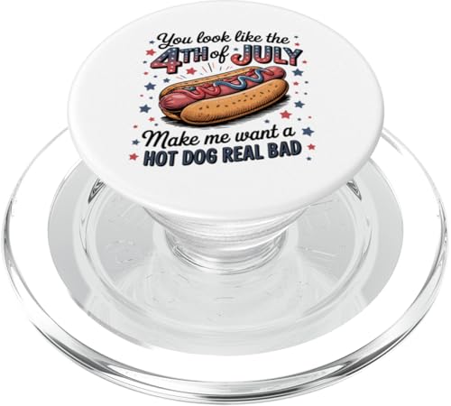 4. Juli Hot Dog für Cookouts Feuerwerk und USA Pride PopSockets PopGrip für MagSafe 4. Juli Hot Dog für Cookouts Feuerwerk und USA Pride PopSockets PopGrip für MagSafe von Born to Grill Apparel.USA