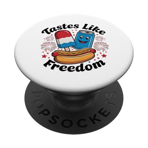4. Juli schmeckt wie Freedom Independence Day Grillparty PopSockets Klebender PopGrip 4. Juli schmeckt wie Freedom Independence Day Grillparty PopSockets Klebender PopGrip von Born to Grill Apparel.USA
