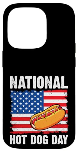 American Pride BBQ Party National Hot Dog Day Patriotisch Hülle für iPhone 14 Pro von Born to Grill Apparel.USA