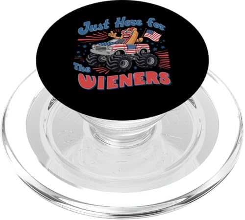 Amerikanische Flagge Hot Dog Monster Truck 4. Juli BBQ Party PopSockets PopGrip für MagSafe Amerikanische Flagge Hot Dog Monster Truck 4. Juli BBQ Party PopSockets PopGrip für MagSafe von Born to Grill Apparel.USA