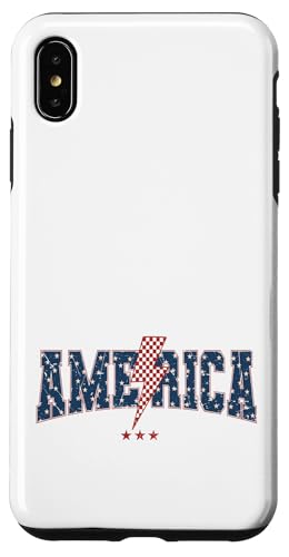 Amerikanische Flagge im Vintage-Stil, patriotische Unabhängigkeitstag, 4. Juli Hülle für iPhone XS Max Amerikanische Flagge im Vintage-Stil, patriotische Unabhängigkeitstag, 4. Juli Hülle für iPhone XS Max von Born to Grill Apparel.USA