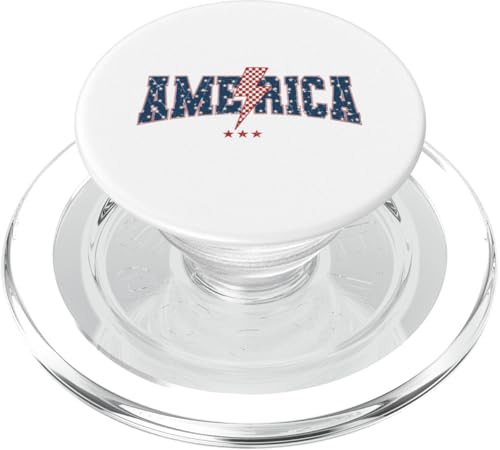 Amerikanische Flagge im Vintage-Stil, patriotische Unabhängigkeitstag, 4. Juli PopSockets PopGrip für MagSafe Amerikanische Flagge im Vintage-Stil, patriotische Unabhängigkeitstag, 4. Juli PopSockets PopGrip für MagSafe von Born to Grill Apparel.USA