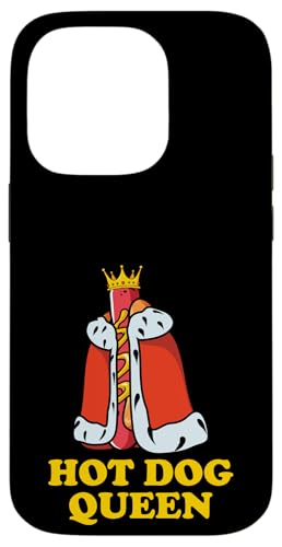 Crowned Hot Dog Queen | Lustige Royal Foodie Summer Cookouts Hülle für iPhone 14 Pro von Born to Grill Apparel.USA