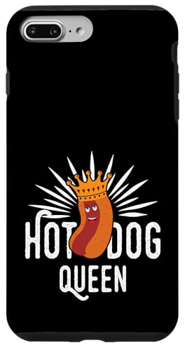 Crowned Hot Dog Queen | Lustige Royal Foodie Summer Cookouts Hülle für iPhone 7 Plus/8 Plus von Born to Grill Apparel.USA