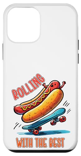Epic Skate Hot Dog Skateboard Rolling mit bestem Grillessen Hülle für iPhone 12 mini Epic Skate Hot Dog Skateboard Rolling mit bestem Grillessen Hülle für iPhone 12 mini von Born to Grill Apparel.USA