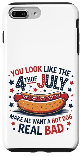 Food Lovers And Grill Masters You Look Like The 4th Of Juli Hülle für iPhone 7 Plus/8 Plus von Born to Grill Apparel.USA