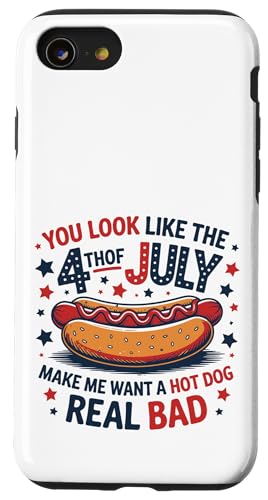 Food Lovers And Grill Masters You Look Like The 4th Of Juli Hülle für iPhone SE (2020) / 7 / 8 von Born to Grill Apparel.USA