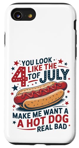 Food Lovers And Grill Masters You Look Like The 4th Of Juli Hülle für iPhone SE (2020) / 7 / 8 von Born to Grill Apparel.USA