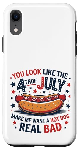 Food Lovers And Grill Masters You Look Like The 4th Of Juli Hülle für iPhone XR von Born to Grill Apparel.USA