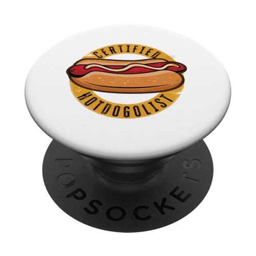 Hodologe Grill BBQ Master Hot Dog Experte PopSockets Klebender PopGrip Hodologe Grill BBQ Master Hot Dog Experte PopSockets Klebender PopGrip von Born to Grill Apparel.USA