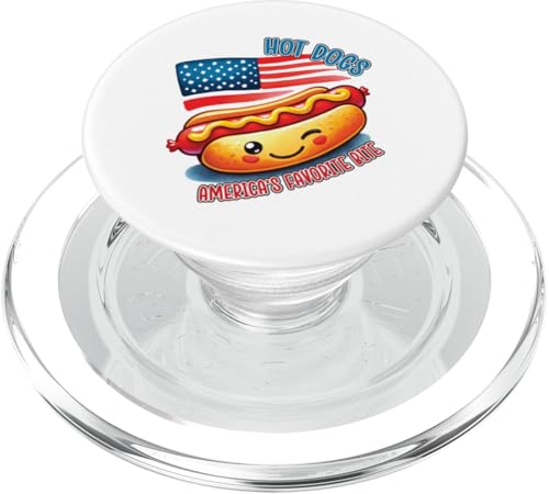 Hot Dog Amerikanische Flagge Patriotische Unabhängigkeit Tag 4. Juli PopSockets PopGrip für MagSafe Hot Dog Amerikanische Flagge Patriotische Unabhängigkeit Tag 4. Juli PopSockets PopGrip für MagSafe von Born to Grill Apparel.USA