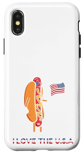 Lebensmittelliebhaber, die Sie aussehen wie der 4. Juli für Grillparty Hülle für iPhone X/XS Lebensmittelliebhaber, die Sie aussehen wie der 4. Juli für Grillparty Hülle für iPhone X/XS von Born to Grill Apparel.USA