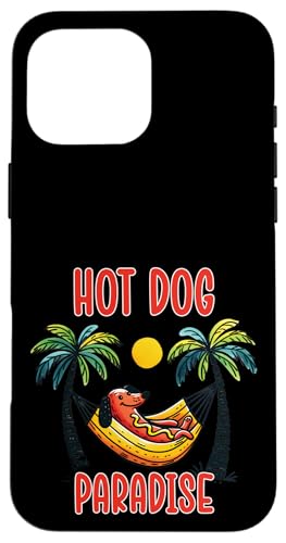 Lustiger Dackel im Retro-Stil, Sommerurlaub, Hot Dog, Paradies, Humor Hülle für iPhone 16 Pro Max Lustiger Dackel im Retro-Stil, Sommerurlaub, Hot Dog, Paradies, Humor Hülle für iPhone 16 Pro Max von Born to Grill Apparel.USA