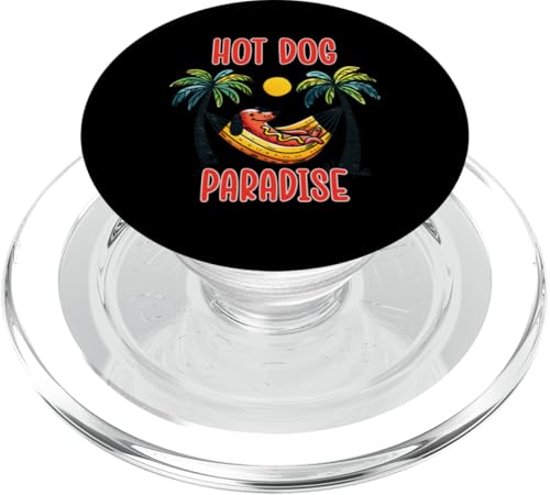 Lustiger Dackel im Retro-Stil, Sommerurlaub, Hot Dog, Paradies, Humor PopSockets PopGrip für MagSafe Lustiger Dackel im Retro-Stil, Sommerurlaub, Hot Dog, Paradies, Humor PopSockets PopGrip für MagSafe von Born to Grill Apparel.USA