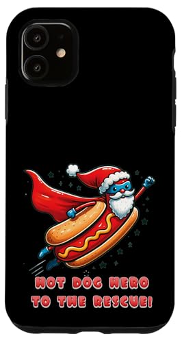 Lustiger Superheld, Hotdog-Held, Weihnachtsmann, Weihnachtsfeiertag Hülle für iPhone 11 Lustiger Superheld, Hotdog-Held, Weihnachtsmann, Weihnachtsfeiertag Hülle für iPhone 11 von Born to Grill Apparel.USA