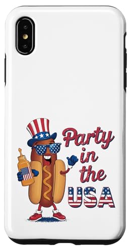 Lustiger patriotischer Hot Dog | Cute Hot Dog American BBQ Party Hülle für iPhone XS Max Lustiger patriotischer Hot Dog | Cute Hot Dog American BBQ Party Hülle für iPhone XS Max von Born to Grill Apparel.USA