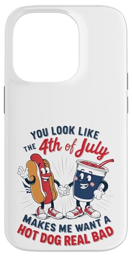 Lustiges Feuerwerk Hot Dog Patriotisches Feuerwerk BBQ Essen Humor 4. Juli Hülle für iPhone 14 Pro Lustiges Feuerwerk Hot Dog Patriotisches Feuerwerk BBQ Essen Humor 4. Juli Hülle für iPhone 14 Pro von Born to Grill Apparel.USA