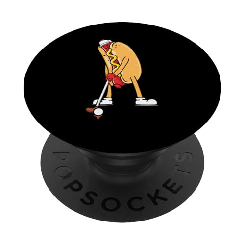 Lustiges Hotdog-Kostüm für Golfer PopSockets Klebender PopGrip Lustiges Hotdog-Kostüm für Golfer PopSockets Klebender PopGrip von Born to Grill Apparel.USA