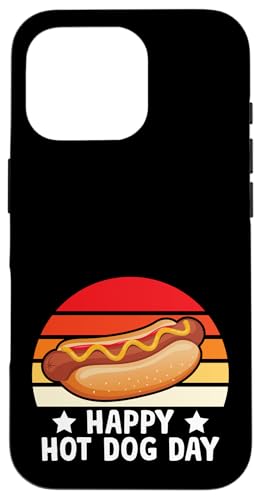 Retro Sunset BBQ Sommer Picknick & Grillen Happy Hot Dog Day Hülle für iPhone 16 Pro Retro Sunset BBQ Sommer Picknick & Grillen Happy Hot Dog Day Hülle für iPhone 16 Pro von Born to Grill Apparel.USA