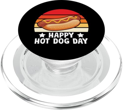 Retro Sunset BBQ Sommer Picknick & Grillen Happy Hot Dog Day PopSockets PopGrip für MagSafe Retro Sunset BBQ Sommer Picknick & Grillen Happy Hot Dog Day PopSockets PopGrip für MagSafe von Born to Grill Apparel.USA