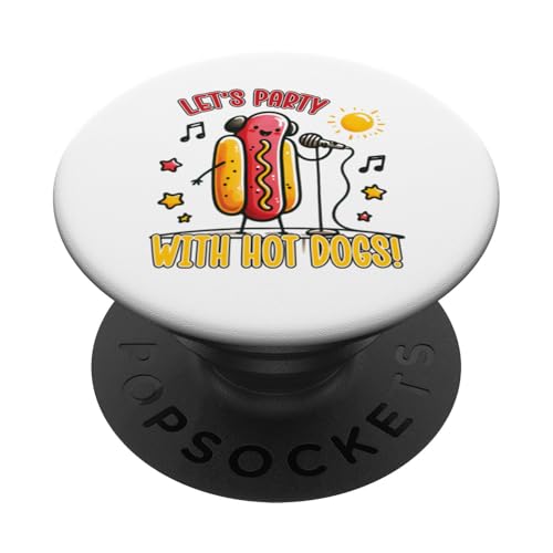 Rock and Roll Hot Dog Kostüm Musikalische Feinschmecker Grillliebhaber PopSockets Klebender PopGrip Rock and Roll Hot Dog Kostüm Musikalische Feinschmecker Grillliebhaber PopSockets Klebender PopGrip von Born to Grill Apparel.USA