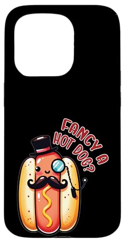 Süßer Dapper Hot Dog für Grillmeister, Grill- und Feinschmecker-Liebhaber Hülle für iPhone 15 Pro von Born to Grill Apparel.USA