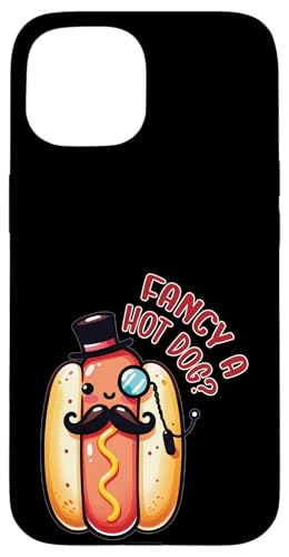 Süßer Dapper Hot Dog für Grillmeister, Grill- und Feinschmecker-Liebhaber Hülle für iPhone 15 Süßer Dapper Hot Dog für Grillmeister, Grill- und Feinschmecker-Liebhaber Hülle für iPhone 15 von Born to Grill Apparel.USA