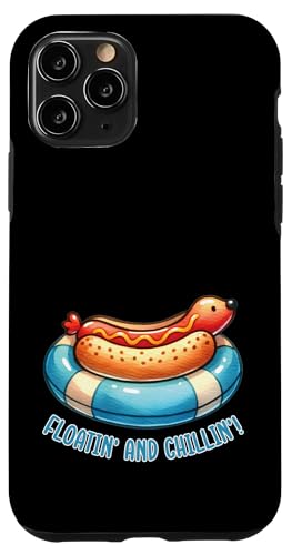 Süßer Hot Dog im Schwimmer, entspannender Grill, Grill, Essen Hülle für iPhone 11 Pro Süßer Hot Dog im Schwimmer, entspannender Grill, Grill, Essen Hülle für iPhone 11 Pro von Born to Grill Apparel.USA