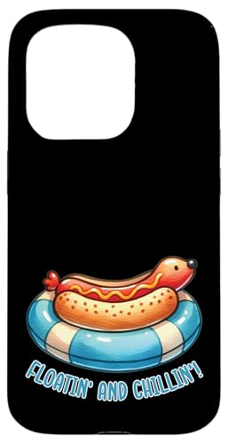 Süßer Hot Dog im Schwimmer, entspannender Grill, Grill, Essen Hülle für iPhone 15 Pro Süßer Hot Dog im Schwimmer, entspannender Grill, Grill, Essen Hülle für iPhone 15 Pro von Born to Grill Apparel.USA