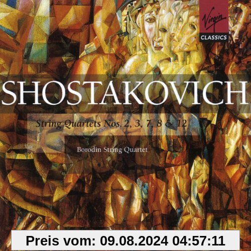 Streichquartette von Schostakowitsch von Borodin Quartet