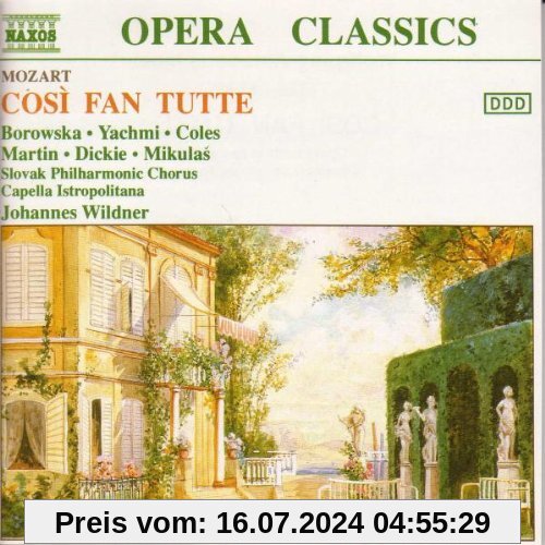 Mozart: Cosi Fan Tutte (Gesamtaufnahme). von Borowska