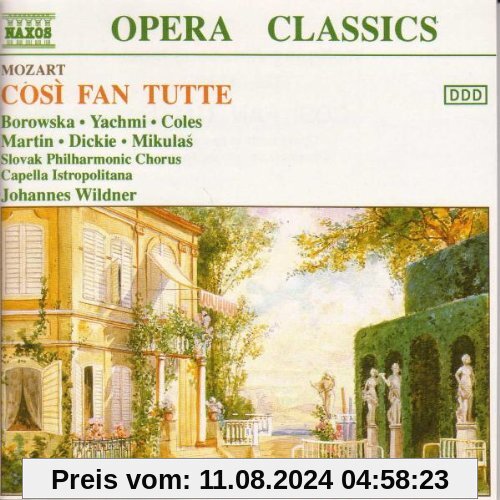 Mozart: Cosi Fan Tutte (Gesamtaufnahme). von Borowska