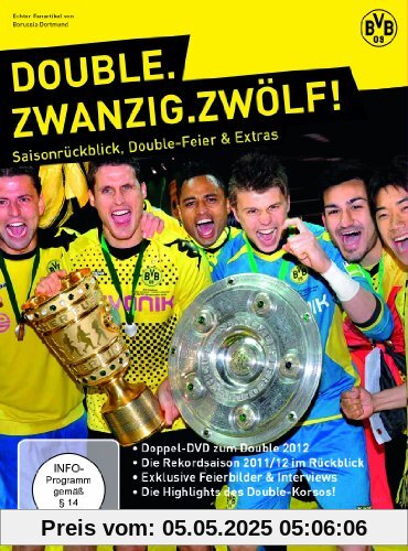 DOUBLE.ZWANZIG.ZWÖLF! Saisonrückblick, Double-Feier & Extras [2 DVDs] von Borussia Dortmund BVB