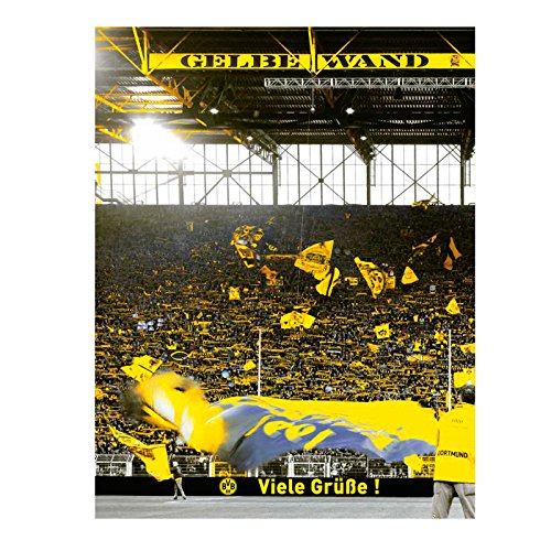 BVB-Grußkarte: Viele Grüße! one size von Borussia Dortmund