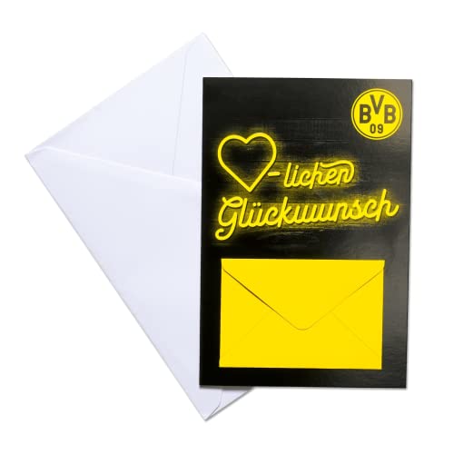 Borussia Dortmund BVB Geldscheinkarte Glückwunsch von Borussia Dortmund