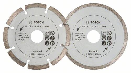 Bosch Accessories 2607019478 Diamanttrennscheibe 2St. von Bosch Accessories