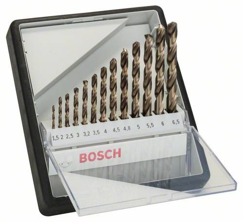 Bosch Accessories 2607019926 HSS Metall-Spiralbohrer-Set 13teilig Cobalt DIN 338 Zylinderschaft 1 Se von Bosch Accessories