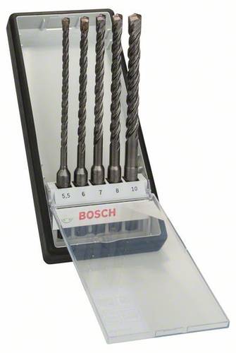 Bosch Accessories 2607019929 Hartmetall Hammerbohrer-Set 5teilig 5.5 mm, 6 mm, 7 mm, 8 mm, 10mm SDS- von Bosch Accessories