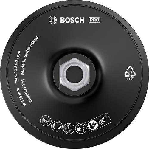 Bosch Accessories 2608601076 Stützteller mit Klettverschluss zum Befestigen von Schleifblättern 11 von Bosch Accessories
