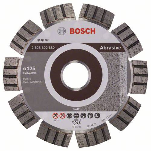 Bosch Accessories 2608602680 Diamanttrennscheibe Durchmesser 125mm 1St. von Bosch Accessories
