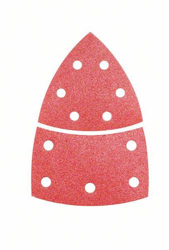 Bosch Accessories 2608607408 Multischleifpapier mit Klett, gelocht Körnung 80 (L x B) 102mm x 62.93 von Bosch Accessories