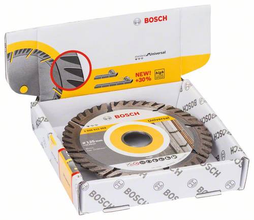 Bosch Accessories 2608615060 Standard for Universal Speed Diamanttrennscheibe Durchmesser 125mm Bohr von Bosch Accessories