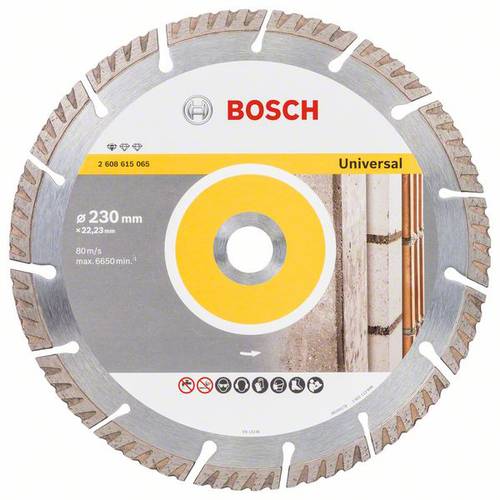 Bosch Accessories 2608615065 Standard for Universal Speed Diamanttrennscheibe Durchmesser 230mm Bohr von Bosch Accessories