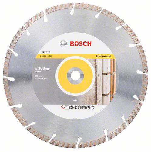 Bosch Accessories 2608615068 Standard for Universal Speed Diamanttrennscheibe Durchmesser 300mm Bohr von Bosch Accessories