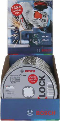 Bosch Accessories 2608619267 Trennscheibe gerade 125mm 10St. von Bosch Accessories