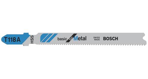 Bosch Accessories 2608631013 Stichsägeblatt T 118A Basic for Metal, 5er-Pack 5St. von Bosch Accessories
