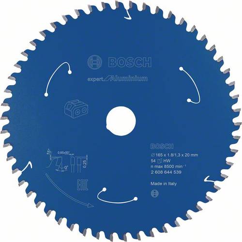Bosch Accessories 2608644539 Kreissägeblatt 165 x 20mm Zähneanzahl: 54 1St. Bosch Accessories 2608644539 Kreissägeblatt 165 x 20mm Zähneanzahl: 54 1St. von Bosch Accessories