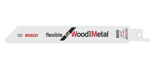 Bosch Accessories 2608656016 Säbelsägeblatt S 922 HF, Flexible for Wood and Metal, 5er-Pack Sägeb Bosch Accessories 2608656016 Säbelsägeblatt S 922 HF, Flexible for Wood and Metal, 5er-Pack Sägeb von Bosch Accessories