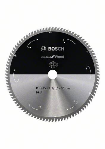 Bosch Accessories 2608837744 Kreissägeblatt 305 x 30mm Zähneanzahl: 96 1St. von Bosch Accessories