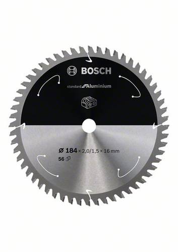 Bosch Accessories 2608837766 Kreissägeblatt 184 x 16mm Zähneanzahl: 56 1St. Bosch Accessories 2608837766 Kreissägeblatt 184 x 16mm Zähneanzahl: 56 1St. von Bosch Accessories